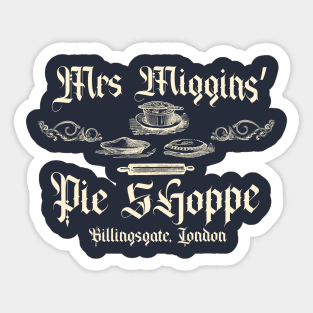 Mrs Miggins' Pie Shoppe Sticker